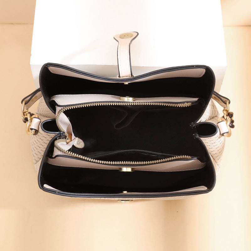Women's Handbag Shoulder Bag Bucket Bag【Coffee】