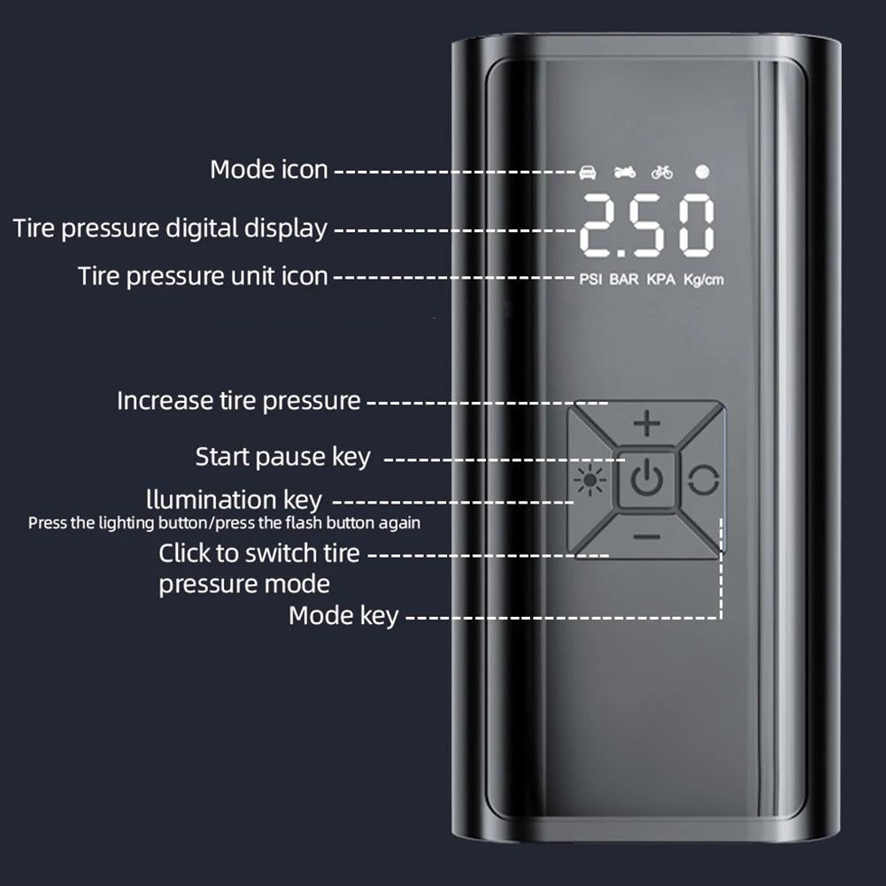 Car Portable Air Pump【Wireless/Wired】