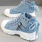 Women's High-top Denim Shoes