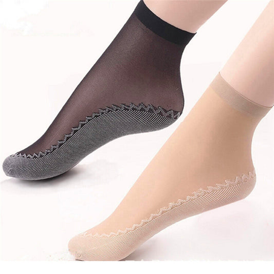 Velvet High-Elastic Wicking Non-Slip Cotton Socks